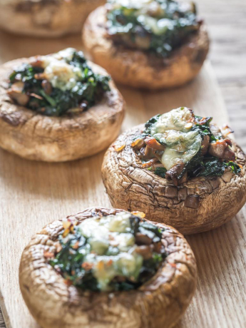 Spinach and Feta Stuffed Mushrooms Recipe